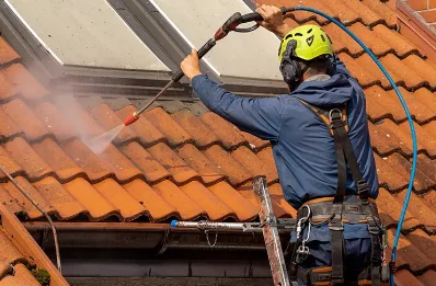 Démoussage et hydrofuge de toiture à Cunlhat